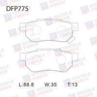Тормозные колодки DOUBLE FORCE DFP775 (диск.)